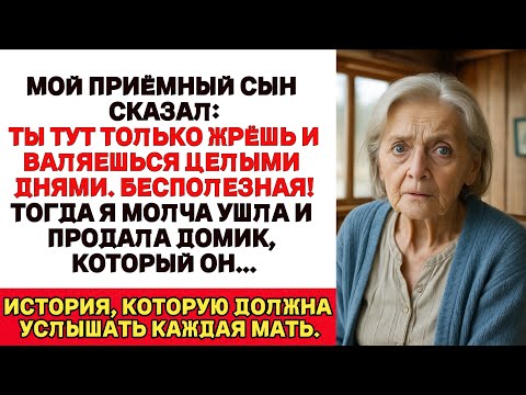 Видео: ЕЁ ИСТОРИЯ ИЗ ВОРОНЕЖСКОЙ ОБЛАСТИ 👵💔  Сын сказал: Ты только жрёшь и спишь! — И тогда я сделала это…