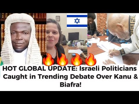 Видео: СРОЧНО: Сообщается, что израильские политики обсуждают Ннамди Кану на фоне обострения переговоров...