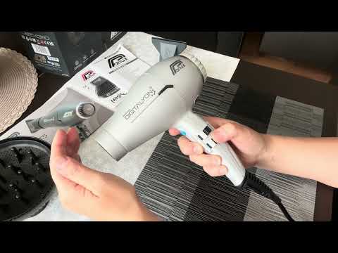 Видео: Распаковка фена Parlux DIGITALYON серебристого цвета