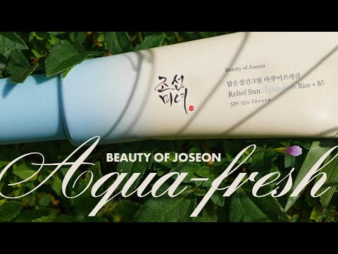 Видео: Солнцезащитный крем Beauty of Joseon — Relief Sun Aqua-fresh Rice + B5 SPF50+ ❘ New korean sunscreen