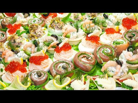 Видео: 5 идеальных закусок на праздничный стол! Вкусные закуски «Праздничное ассорти»