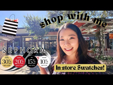 Видео: Акция «Покупай со мной»: скидки в Sephora! Улов Sephora! Образцы в магазине Sephora: покупай со м...