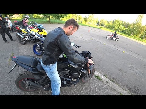 Видео: Проблема Хантера. Уделал первосезонник. MotoGymkhana