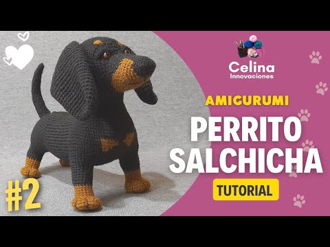 Видео: СОБАКА АМИГУРУМИ/ Урок 2 часть шаг за шагом - Celina Innovations вязание крючком