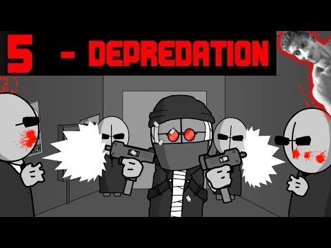 Видео: Madness Combat : Опустошение ( 1 - 5 ) - Реакция на Krinkels - Бой Безумия Маднес Комбат Кринкелс #1