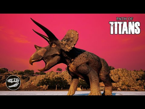 Видео: Мой опыт одиночного катания на трайке EO на официальных серверах — Path of Titans — Gondwa