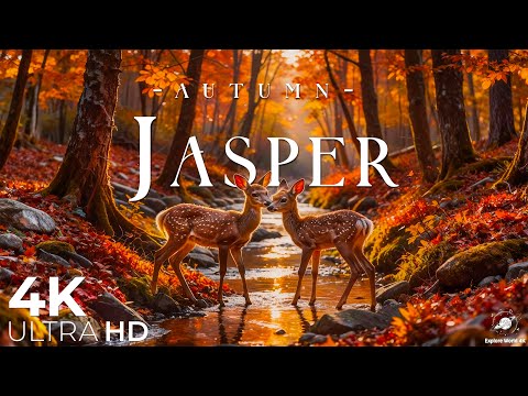 Видео: Джаспер осенью 4K – Золотые горы и умиротворяющая природа Канадских Скалистых гор