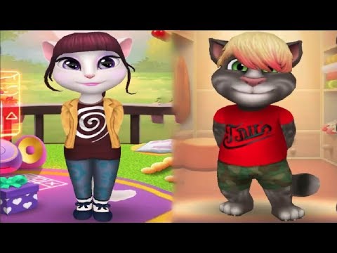 Видео: МОЙ ГОВОРЯЩИЙ ТОМ И ГОВОРЯЩАЯ АНДЖЕЛА Первый весенний день