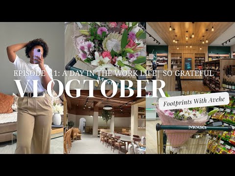 Видео: #Vlogtober Эпизод 11: День в рабочей жизни | So Grateful