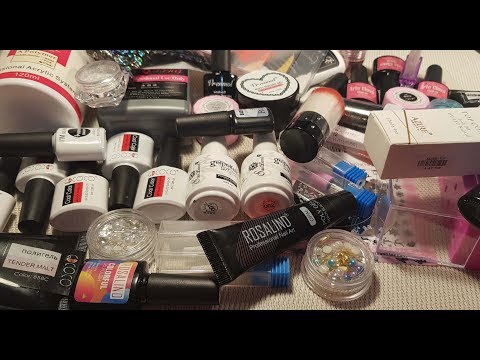 Видео: Очень большая распаковка для ногтей с сайта Aliexpress!