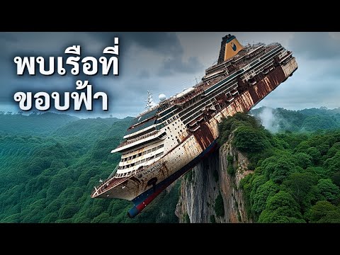 Видео: Пропавший круизный лайнер найден висящим на краю обрыва — что случилось с пассажирами?