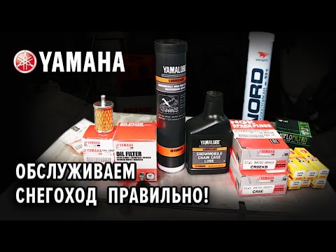 Видео: Что нужно для обслуживания снегохода Yamaha (4 такта)???