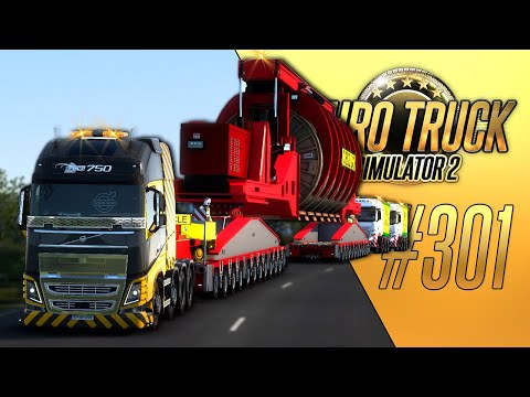 Видео: 750 Л.С. ПРОТИВ 260 ТОНН - Euro Truck Simulator 2 (1.42.1.0s) [#301]