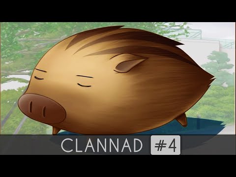 Видео: Clannad #4 — Домашний Свин | Первое прохождение | Без Рута | Часть 4