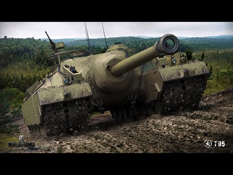 Видео: Т95 Бой на передовой :)