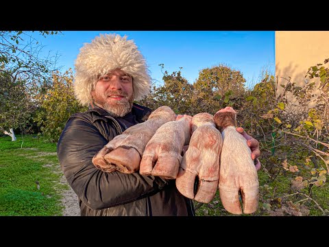 Видео: Традиционное Азербайджанское блюдо ХАШ из говяжьих копыт!😲