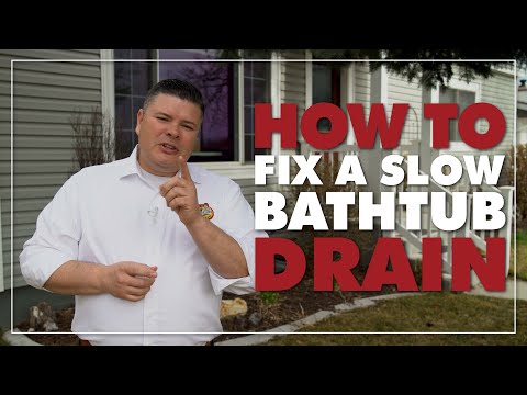 Видео: Как исправить медленный слив воды в ванне