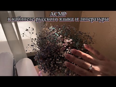Видео: асмр в кабинете русского языка и литературы • (11ч.)