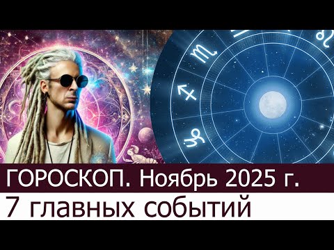 Видео: Гороскоп. 7 главных событий ноября 2025 года.