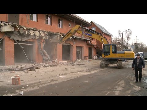 Видео: Автосервис и хостел для мигрантов: очередная незаконная постройка ликвидирована в Мытищах