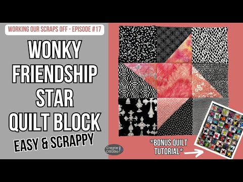 Видео: Блок "Простая и лоскутная дружба: звёздочка" + бонусное одеяло - Эпизод № 17 - Серия "Работаем с ...