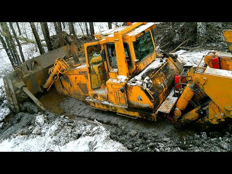 Видео: Застрял ТАК Застрял!!!✅ Техника Бульдозеры Гусеничные и Колёсные ТРАКТОРЫ и Вездеходы на Бездорожье