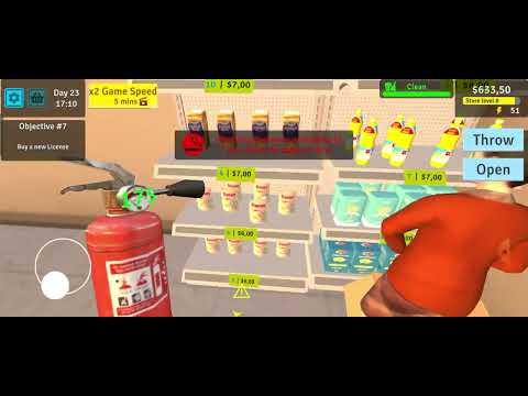 Видео: Обзор на игру"Super market simulator"