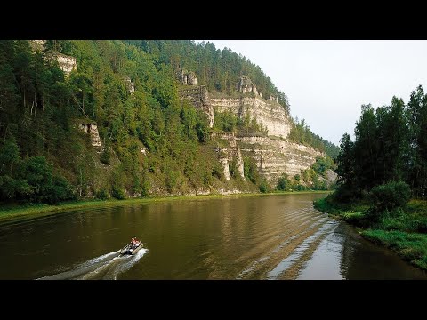 Видео: Путешествие  в 230 км на лодках - Первый день!