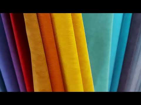 Видео: КАНВАС - партьерная ткань. Ткань для штор на заказ по РФ. Шторы готовые.