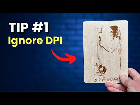Видео: 9 советов по лазерной гравировке фотографий с помощью Lightburn