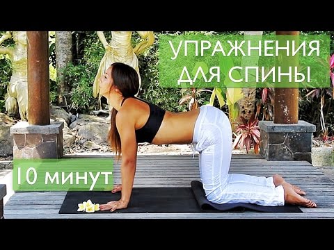Видео: УПРАЖНЕНИЯ ДЛЯ СПИНЫ. Лечение позвоночника и поддержание здоровья. Три упражнения на 10 минут