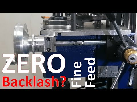 Видео: Безлюфтовая тонкая подача на мини-фрезерном станке