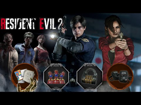 Видео: Resident Evil 2 - Файлы, Сумки, Еноты, Сейфы, Модули на Оружие
