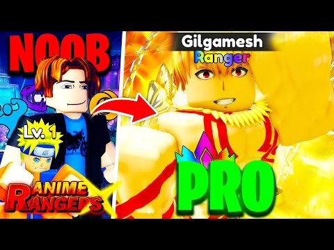 Видео: От новичка к профессионалу и получение рейнджера Гильгамеша в Anime Rangers X Roblox! #9