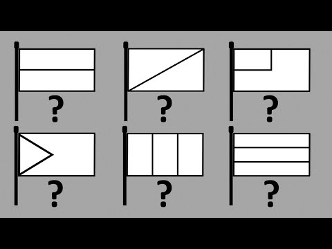 Видео: Самые доминирующие дизайны флагов – Анимация флагов