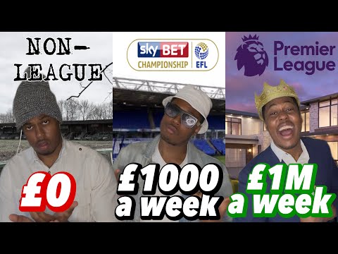 Видео: СКОЛЬКО ДЕНЕГ ЗАРАБАТЫВАЮТ ФУТБОЛИСТЫ (на каждом уровне футбола)