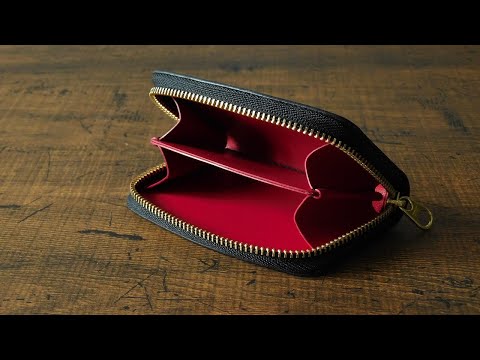Видео: Как сделать чехол для монет на молнии / изогнутый тип(PDF free pattern)/leather craft