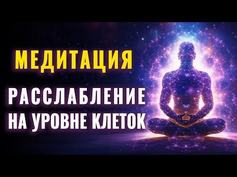 Видео: Глубокая Медитация Расслабление на Клеточном Уровне | Релаксация в Каждой Клетке Тела
