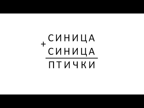 Видео: Математика. Смекалка. СИНИЦА + СИНИЦА = ПТИЧКИ