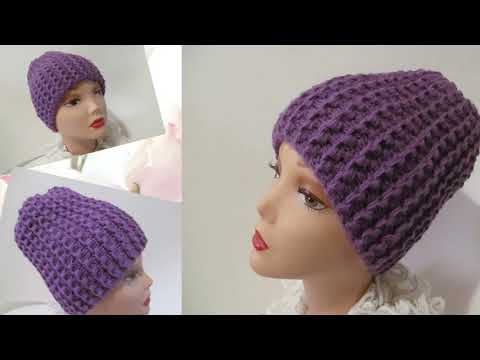 Видео: Связала 15 шапок этим узором. Шикарный узор УЗЕЛКИ,