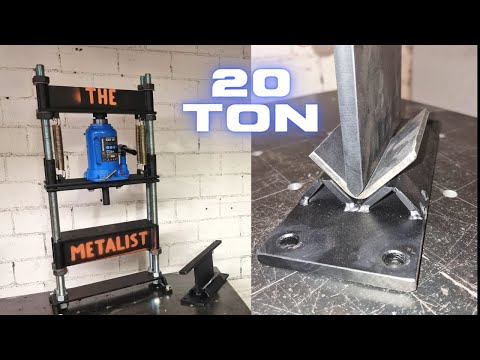 Видео: DIY 20 TON Workshop Press // Ultimate листогибочный пресс