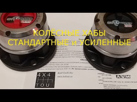 Видео: Колёсные хабы AVM-CTOKPAT. Обзор. Отличия усиленных от стандартных