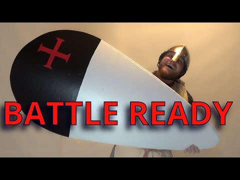 Видео: Создание ОГРОМНОГО каплевидного щита для боевых целей