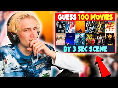 Видео: xQc угадает 100 фильмов за 3 секунды по сценам! Киновикторина