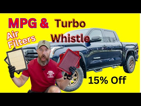 Видео: Воздушный фильтр TRD для Toyota Tundra 3-го поколения против обычных воздушных фильтров OEM (MPG)