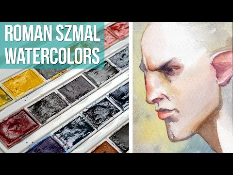 Видео: Создаем индивидуальную палитру акварели Романа Шмаля!
