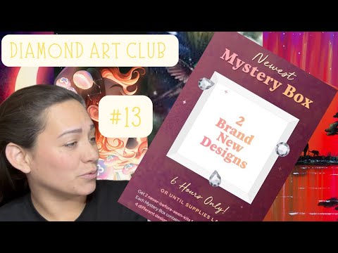 Видео: Я купила 2 таинственных шкатулки Diamond Art Club! — Коробка № 13. 2 ранее не виденных набора. Ка...