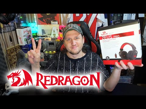 Видео: Гарнитура Redragon Zeus PRO - то, что надо для настоящих пацанов!