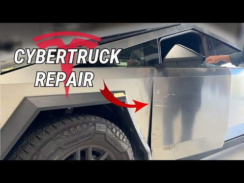 Видео: Можно ли починить поврежденный Cybertruck? Вся правда о ремонте Tesla