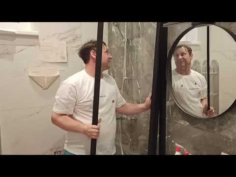 Видео: Самая подробная установка душевого ограждения Vegas-Glass